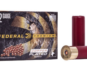 Federal Premium V-Shok 12GA 3" #4 Buckshot ammunition box