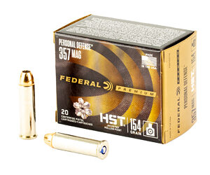 ** Federal Premium 357 Magnum 154 Grain HST JHP - 20 Rounds

** 604544684360