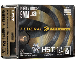 ** Federal Premium Personal Defense 9mm HST 124gr JHP - 20 Rounds

** 604544657456