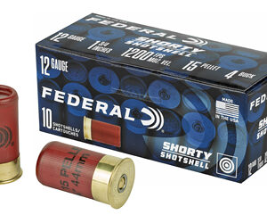 Federal Shorty ShotshellsGA 1.75" 4-Buck (Box of 100)** ** 604544651430