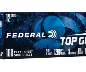Federal Top Gun 12GA 2.75" #8 shotgun shells - 100 rounds
