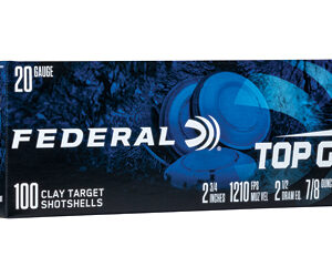 Federal Top Gun 20GA 2.75" Shotgun Shells #8 - 100 Rounds 604544653380