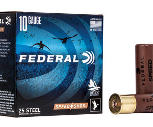 Federal Speed-Shok 10 Gauge 3.5" #2 Shot Shells - 25 Rounds
