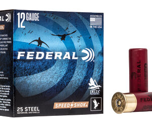 ** Federal Speed-Shok 12 Gauge 3" Shotshells - #4 Shot (25 Rounds/Box, 250 Rounds/Case) ** 604544627732
