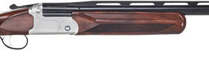 Stevens 555 Trap 12GA Compact Shotgun - 26" Single Barrel with Adjustable Comb, Walnut Finish 011356232243