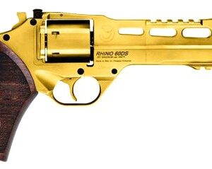 CHIAPPA RHINO 60DS 357MAG - 6" ADJ. SIGHT GOLD/WALNUT.