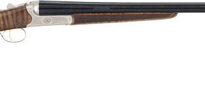 Tristar Bristol 12GA Side-by-Side Shotgun with 28" Barrel - 3" CT-5 Silver/Walnut UPC: 713780381121