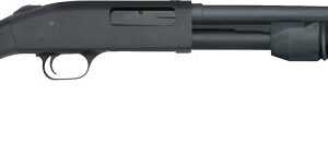 Mossberg 590 Persuader 20 Gauge Pump-Action Shotgun - 3" Chamber, 6-Round Capacity, 18.5" Blued Barrel, Synthetic Stock 015813506984