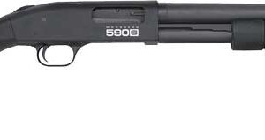 Mossberg 590S 12GA Pump-Action Shotgun with 18.5" Barrel and 9-Round Capacity, Matte Blue Synthetic 015813516051
