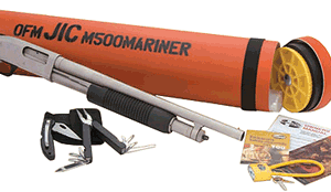 Mossberg 500 JIC Mariner Kit - 12GA, 3" Chamber, 18.5" Barrel, 6-Round Capacity, Marinecote 015813523400
