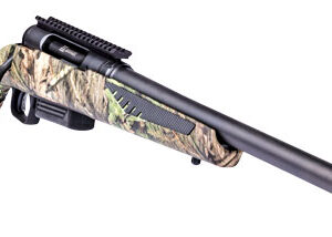 Savage 220 Turkey 20 Gauge Shotgun with Rail - 22" X-Full Matte AccuFit Camo 011356573834