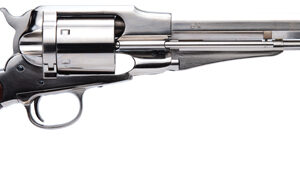 Cimarron 1858 New Model Army .45 LC 8" Nickel Revolver with Walnut Grips UPC 844234130412