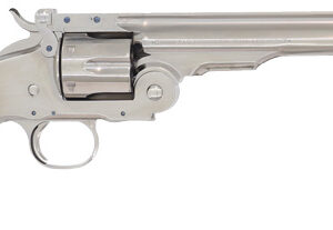 Cimarron No. 3 Schofield .45 LC 7" Nickel Finish with Walnut Grips 844234239757