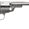 Cimarron 1851 Remington Hickok .38 SPL 7.5" Nickel Engraved Handgun FS 814230101181