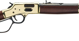 HENRY BIG BOY BRASS 45LC - SIDE GATE 20" LARGE LOOP WLNT