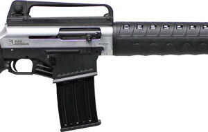 Iver Johnson Stryker 12GA 3" AR-Style Semi-Auto Shotgun, Nickel/Black 740120787596