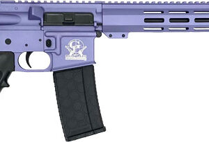 GLFA AR15 Rifle .223 Wylde - 16" Nitride Barrel, Wild Orchid Finish 702458690788