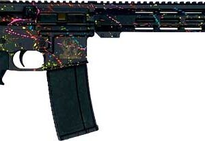 GLFA AR-15 Splatter .223 Wylde Rifle - 16" Nitride Barrel, Black 638457791464