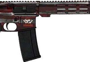GLFA AR15 Battleworn .223 Wylde Rifle - 16" Stainless Steel Barrel American Flag 638457789409