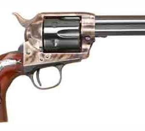 Cimarron Frontier .45 LC Revolver with Inlay - 4.75" Case Colored/Black 844234128648