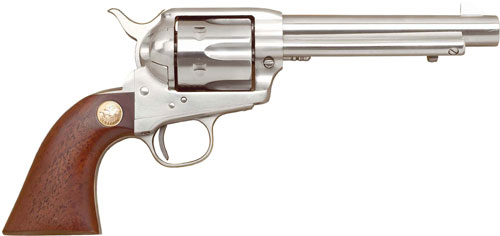 CIMARRON P-MODEL 38SPL/357MAG – PW 5.5″ FS STAINLESS WALNUT | USA Gun Store