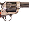 Cimarron Frontier .357 Magnum Pistol - 4.75" Engraved Silver & Black WAL 844234240098