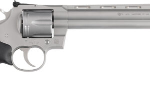 Colt Python .357 Magnum 8" Matte Stainless Revolver with Adjustable Sights and Hogue Grips 098289003485