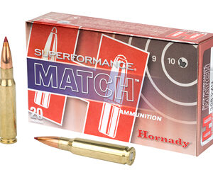 Hornady Superformance Match 308 Win 168gr ELD Ammo - Box of 20 090255809633