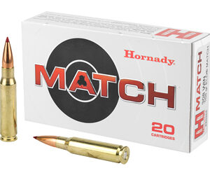 Hornady 308 Win 168gr ELD Match Rifle Ammo - 20 Rounds 090255809664