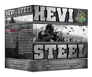 HEVI STEEL 12GA 3.5" BB shotgun shells in a pack of 25
