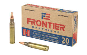 Frontier 5.56 NATO 68gr BTHP Match Rifle Ammo - 20 Rounds
