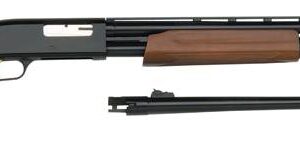 Mossberg 500 Combo 20 Gauge Pump-Action Shotgun - Black/Wood, 3" UPC 015813542821