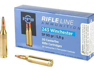PPU .243 Winchester Soft Point Ammo - 90 Grain - 20 Rounds 8605003812333