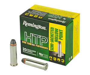 Remington HTP .357 Magnum 158gr SJHP Handgun Ammo - 20 Rounds 047700496108