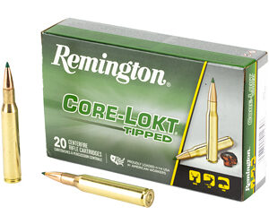 Remington .270 Win 130gr Core-Lokt Tipped Ammo - 20 Rounds 047700412306