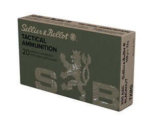 S&B Exergy Blue .300 Blackout 110gr Rifle Ammo - 20 Rounds 754908512720