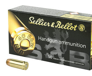 ** S&B .40 SW 180 Grain Jacketed Hollow Point - 50 Rounds

** 754908500789