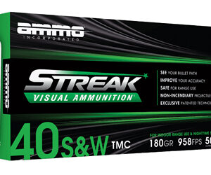 STREAK GRN 40S&W 180GR TMC 50/1000 818778023547