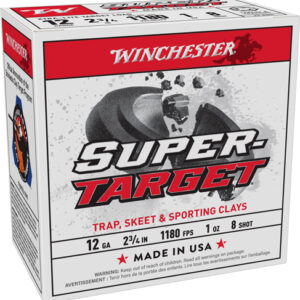 Winchester Target 12GA 2.75" Shotshellsoz #8 Round Case** ** 020892019270
