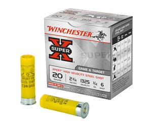 Winchester Xpert Target 20GA 2.75" #6 Shotgun Shells 25/250 020892019003