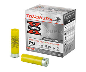 Winchester Xpert Target 20GA 2.75" #7 Shotgun Shells 25/250 020892019027