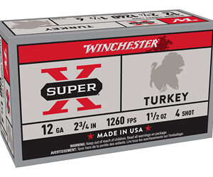 ** Winchester Super-X Turkey LoadsGA 2.75" #4 Shot (Pack of 10 Boxes) ** 020892011137