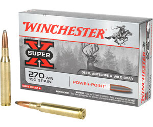 Winchester Super-X Power Point .270 Win 150 Grain - 20 Rounds 020892200050