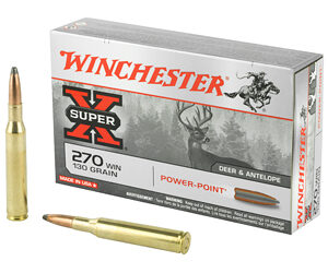 Winchester Super X Power-Point .270 Win 130 Grain - 20 Rounds 020892200067