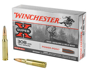Winchester Super X Power Point .308 Win 180gr 20 Rounds 020892200401