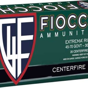 FIOCCHI 45-70 Government 300 Grain Hollow Point - 20 Rounds per Box (10 Boxes per Case) 762344712192