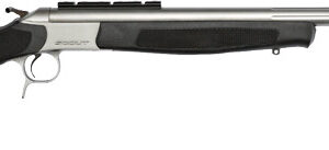 CVA SCOUT TD 45-70 25" - W/BRAKE & RAIL SS/BLACK SYN