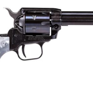 Heritage Manufacturing .22LR Blue 4.75" Revolver with Gray Pearl Grip 727962706312