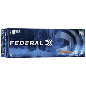 Federal Power-Shok .270 WSM 130gr JSP Rifle Ammo - 20 Rounds 029465097271