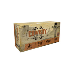 COWBOY ACTION AMMUNITION - 38 SPL, 158 GR, LRNFP, 640 FPS, 50/BX 762344707525